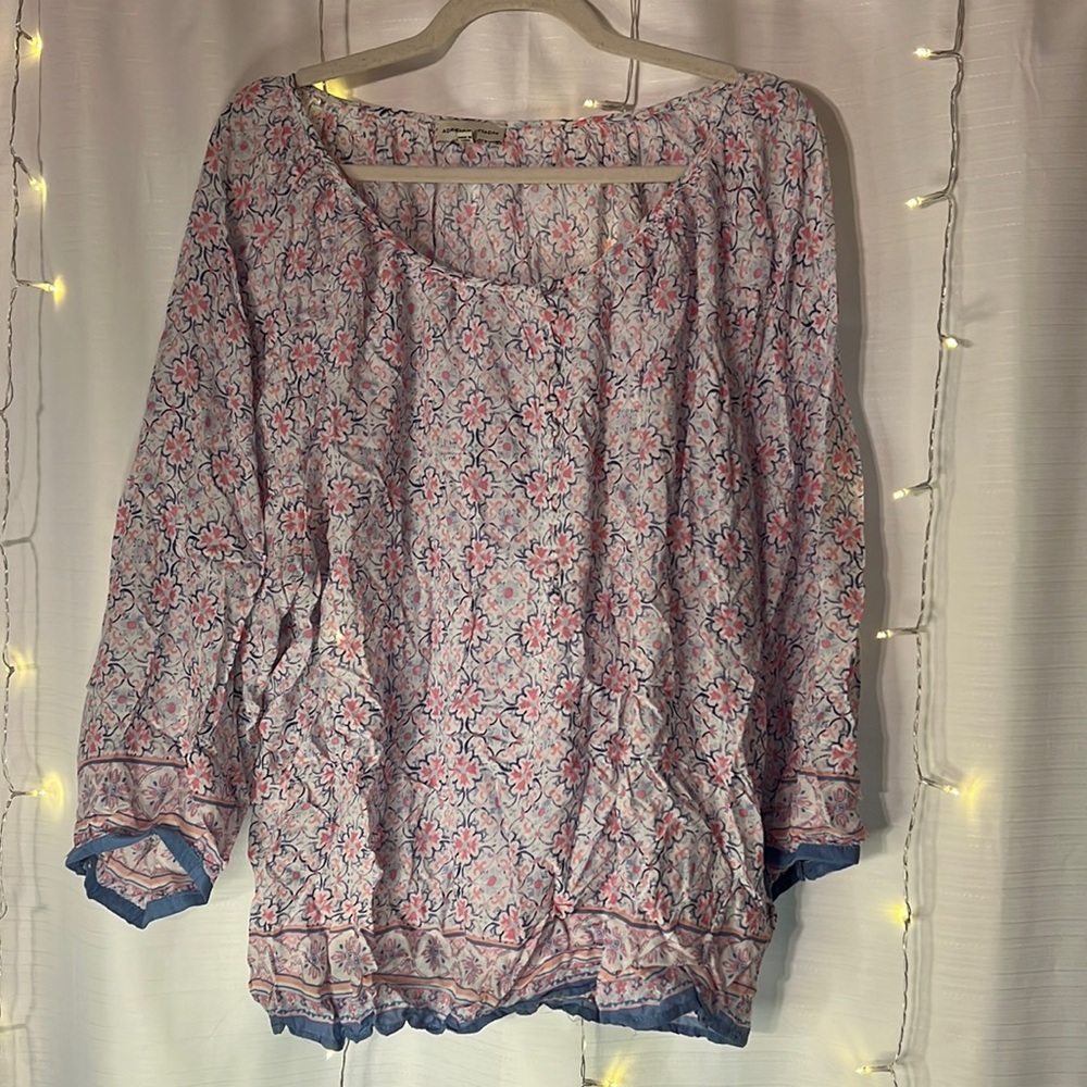 Adrienne Vittadini Blouse (3X)